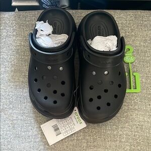 Crocs ‘CRUSH’ Black Clogs
